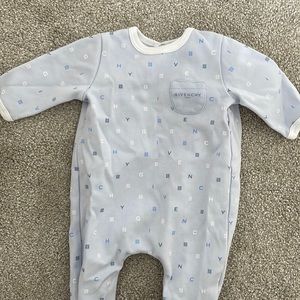 Givenchy kids letter print pajamas